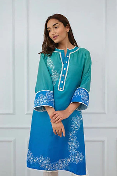 Feriha Two Tone Pakistani Set 1
